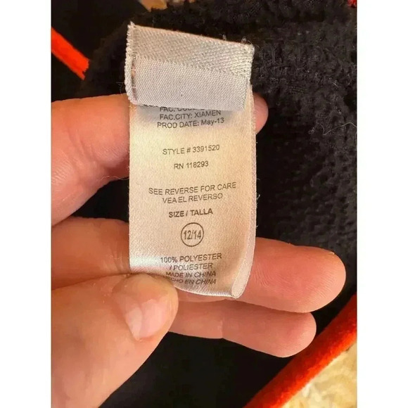 Harley-Davidson Quarter-Zip Fleece - Youth Size 12/14 - Picture 6 of 8